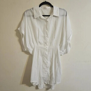 Mustard Seed Button Front Blouse